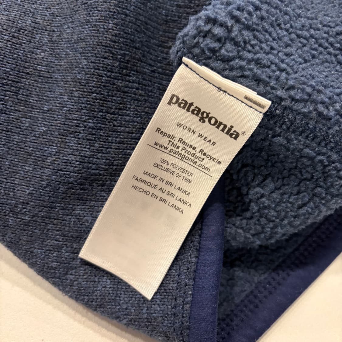 [S] 파타고니아 베터 니트 풀집업 플리스 네이비 자켓 D491 상품이미지7