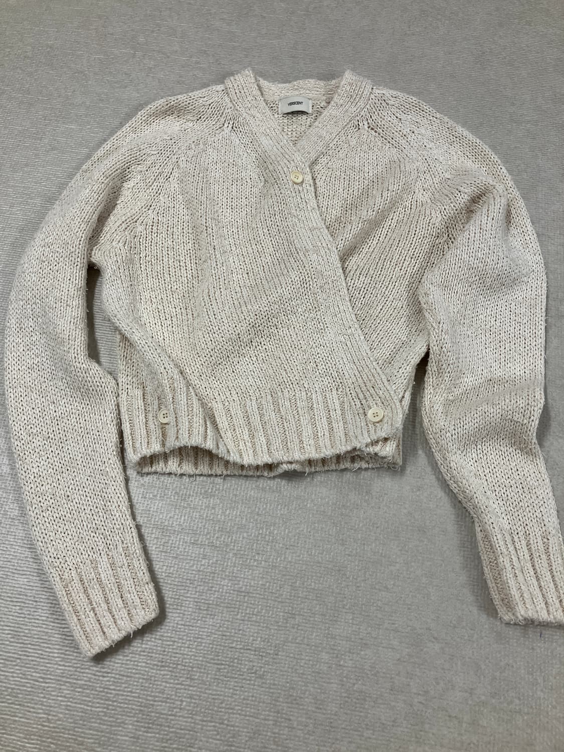 베르센트 s/s Bamboo wrap cardigan (natural) 상품이미지1