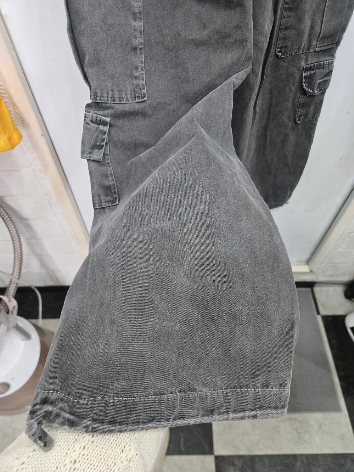 FREE사이즈)) 스케이터락 카고팬츠! 허리고무줄! 짱짱짱 예뻐요~ 상품이미지4