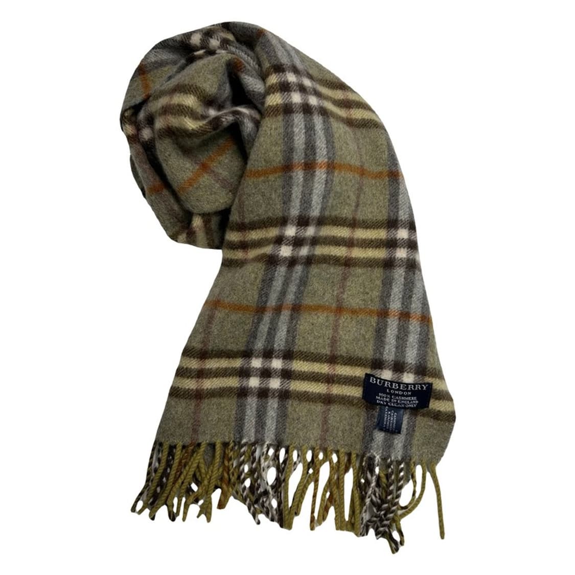 버버리 캐시미어 100% 체크 머플러 상품이미지4