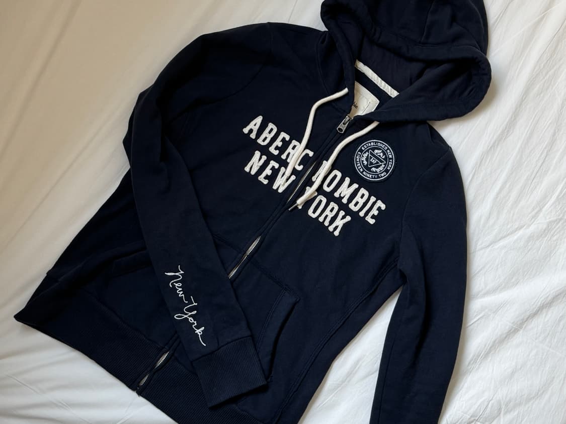 아베크롬비 네이비 후드집업 상품이미지1