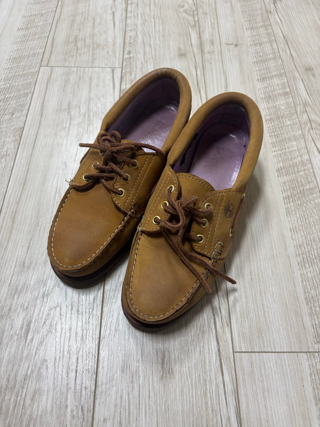 팀버랜드 보트슈즈 3아이 브라운 260 상품이미지1