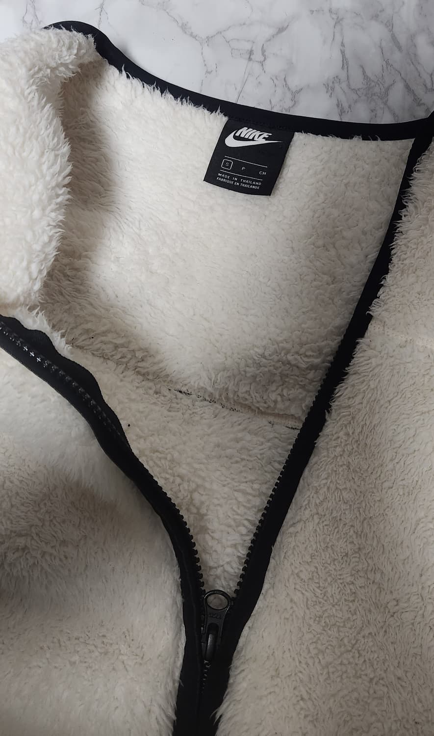 나이키 화이트 후리스 플러스 자켓 여성용 상품이미지5