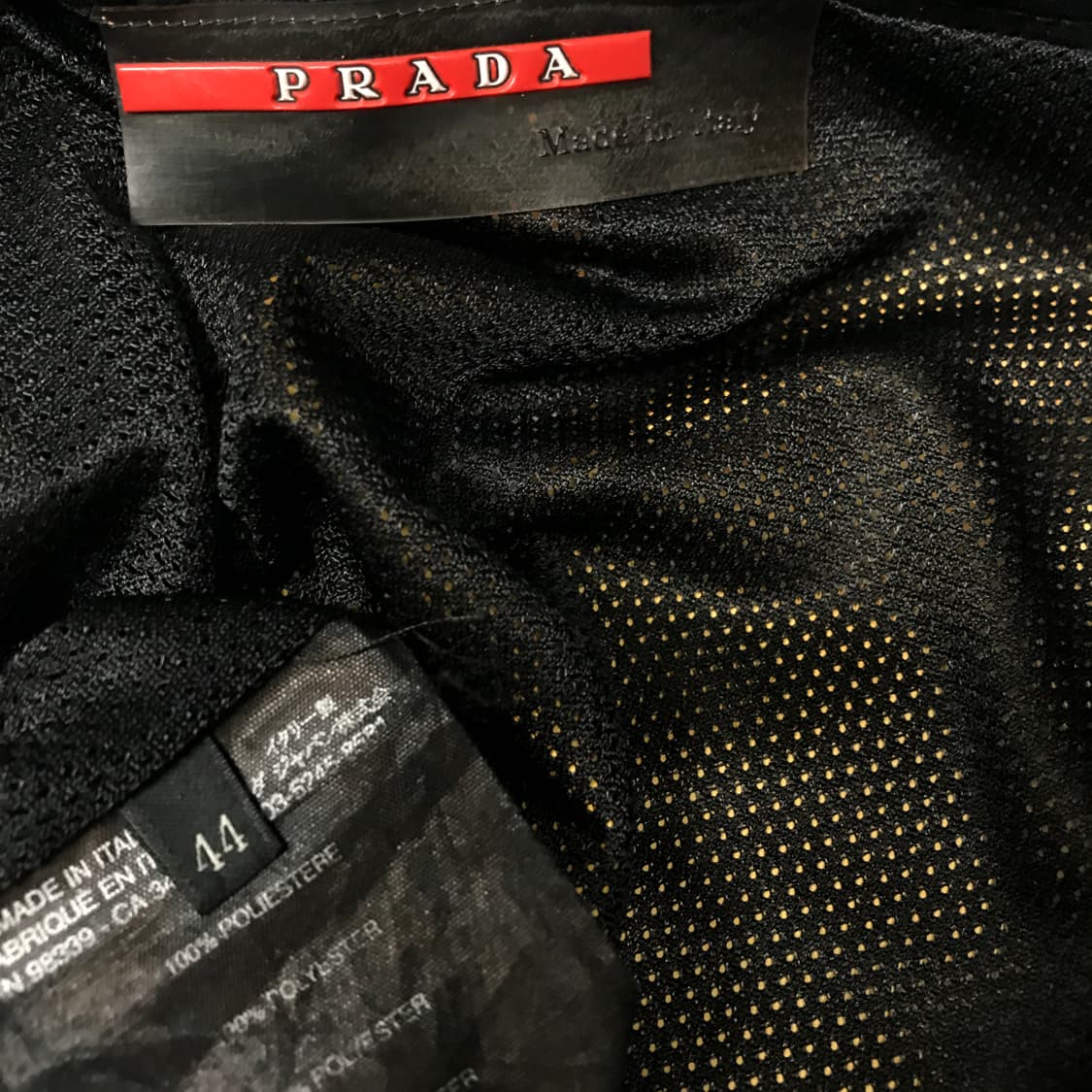 프라다 스포츠 블랙 스커트 44(W) 상품이미지8