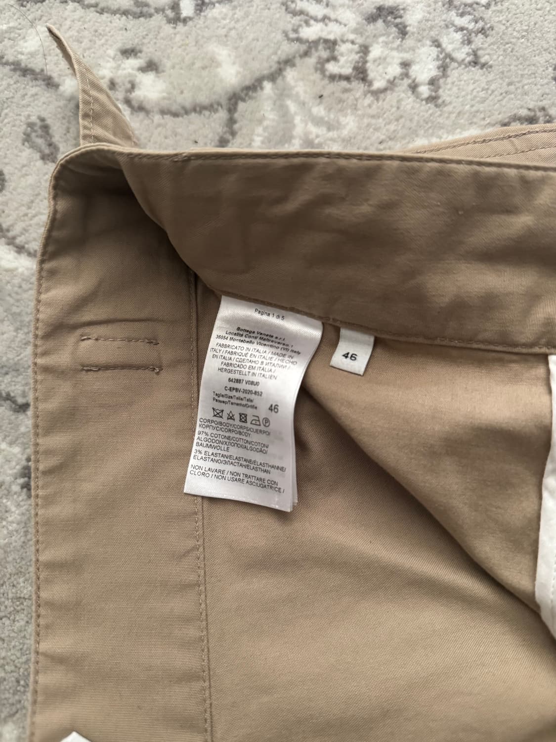 보테가베네타 스트랩팬츠 46size 상품이미지7