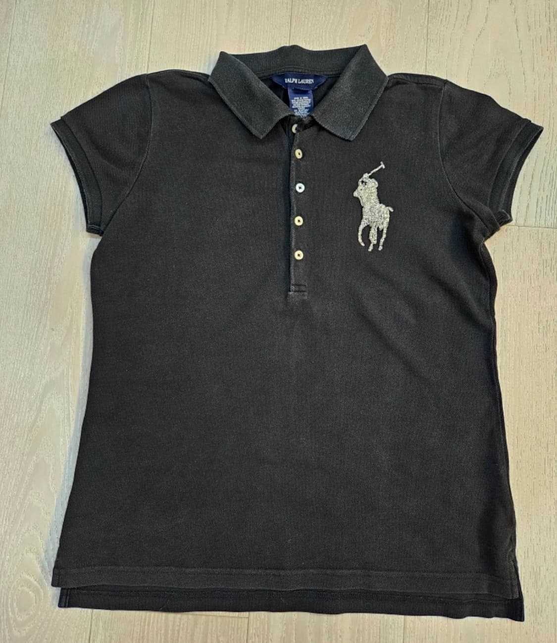 정품 폴로랄프로렌 비즈 빅포니 카라 반팔티 여성 44~55 상품이미지1