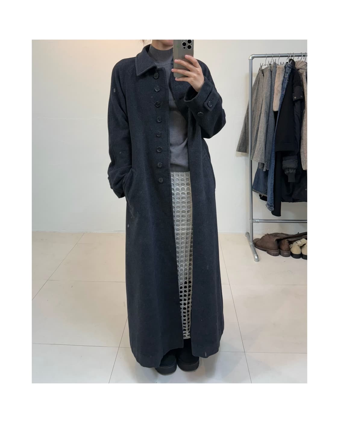 빈티지 맥시 울 코트 상품이미지1