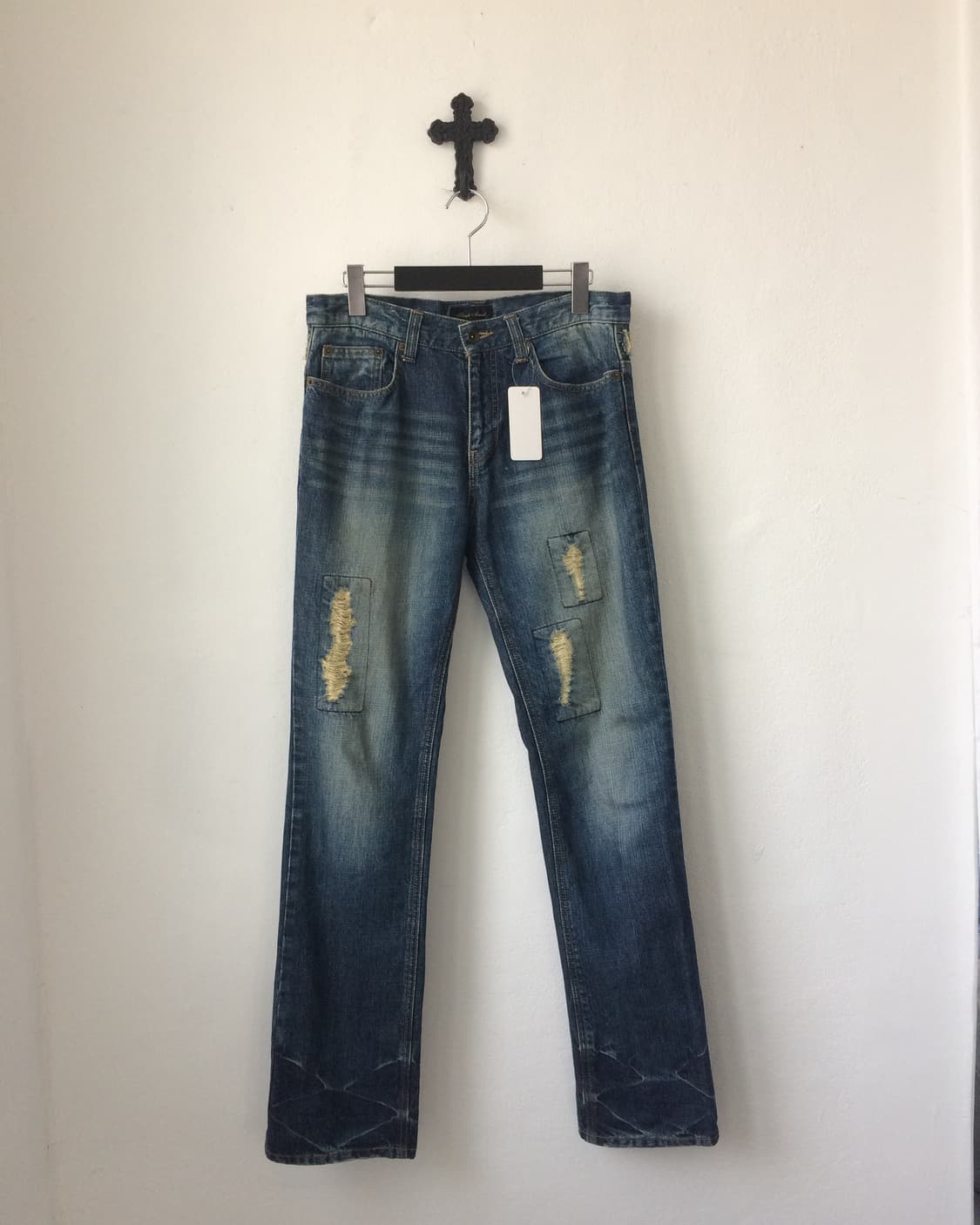 Damage washing denim pants 상품이미지2