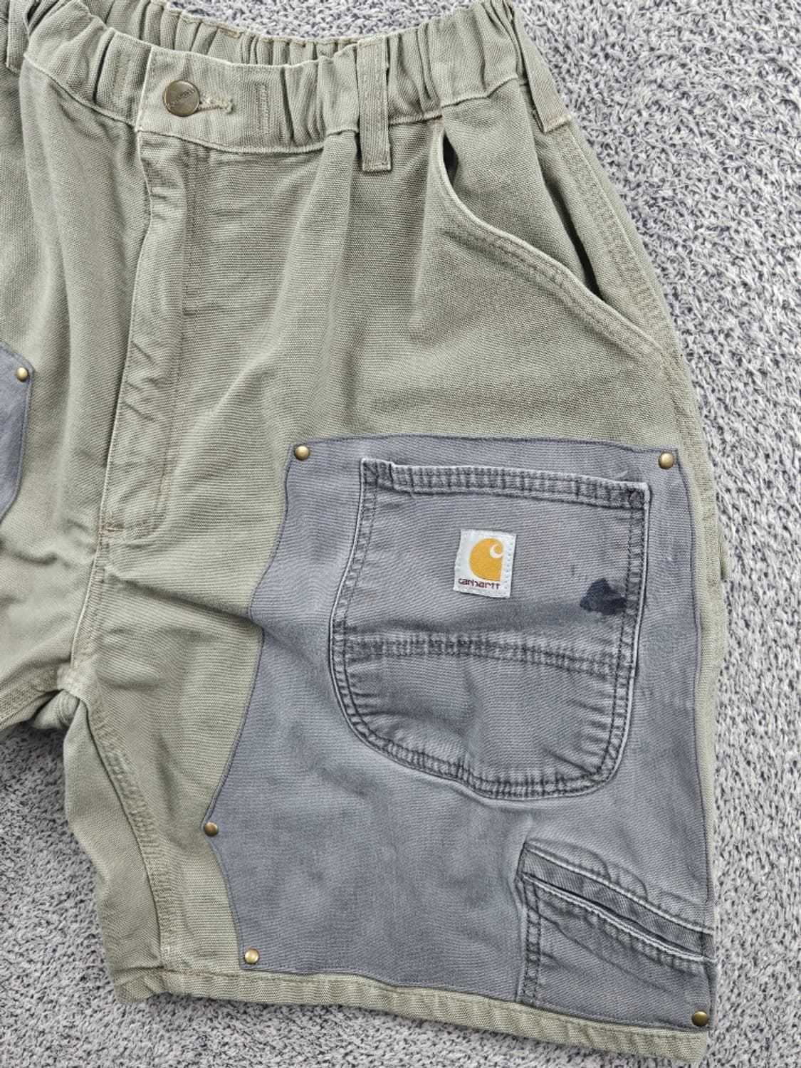 칼하트 밴딩 더블니 커스텀 워크 카펜터 반바지 ( 40" )/ 11492 상품이미지6