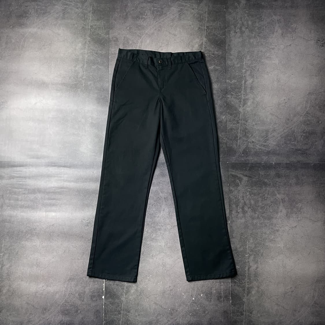 DICKIES 디키즈 빈티지 블랙 코튼 워크 팬츠 A00857 상품이미지1