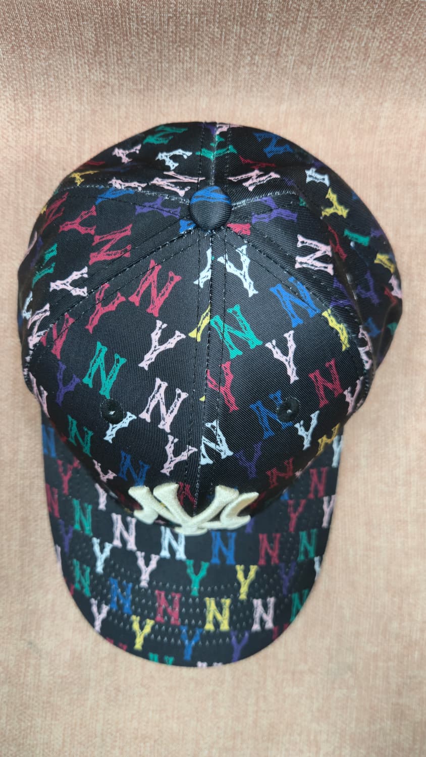 엠엘비 일회착용 모노그램 레인보우 스트럭쳐 볼캡 NY 상품이미지2