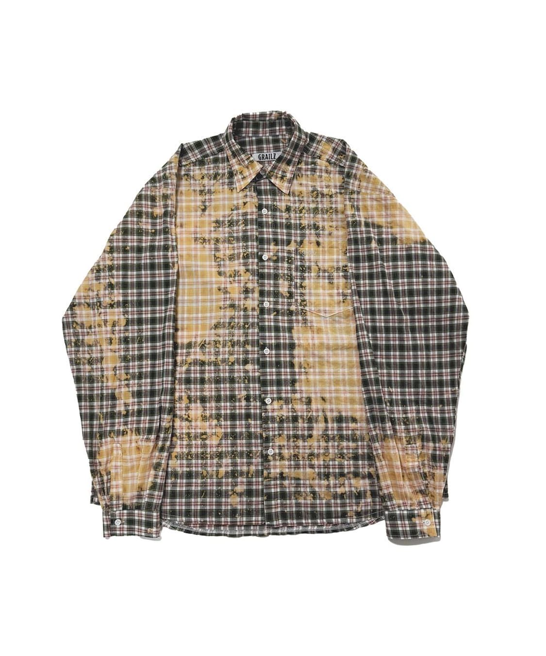 그레일즈 BLEACHED PLAID SUMMER SHIRTS 셔츠 상품이미지1