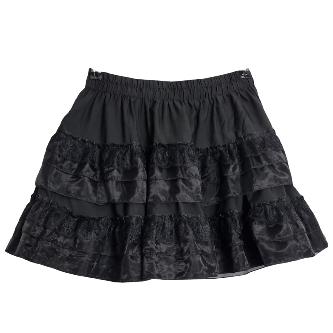 JPN 블랙 레이스 미니스커트 상품이미지1