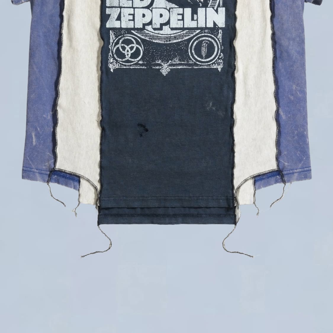Led Zeppelin 리워크 바이오과강워싱 5패널 반팔티 상품이미지5