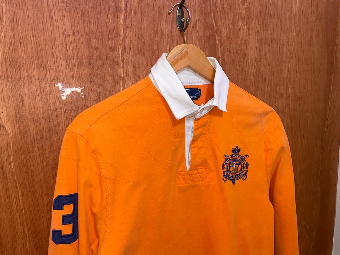 (M) POLO 폴로 랄프로렌 카라 럭비티 커스텀핏 상품이미지2