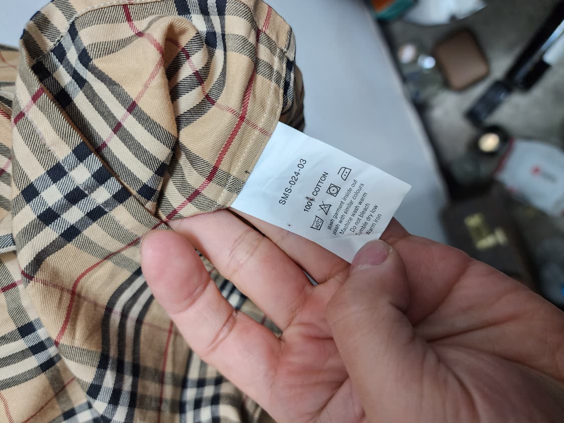 버버리 노바체크 긴팔셔츠 상품이미지5