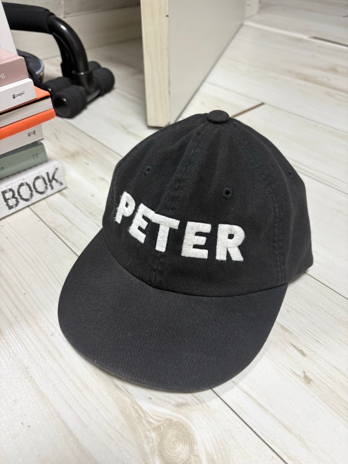 마이네임이즈피터 6패널 볼캡 블랙 상품이미지1