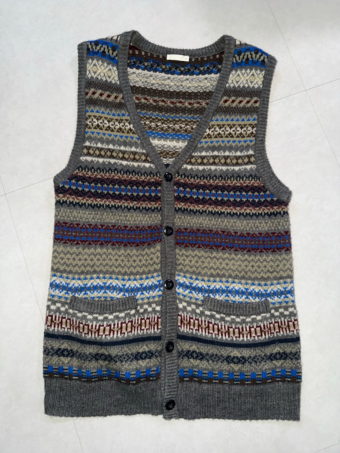 빈티지 모리 나시 가디건 / 하구미 / 모리걸 상품이미지1