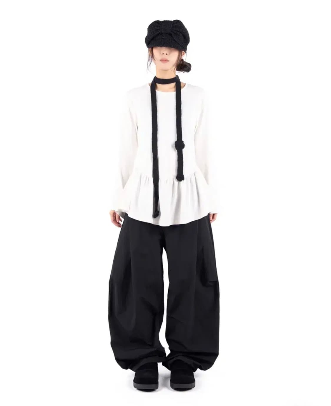 릿킴 flare long sleeve ivory 상품이미지2