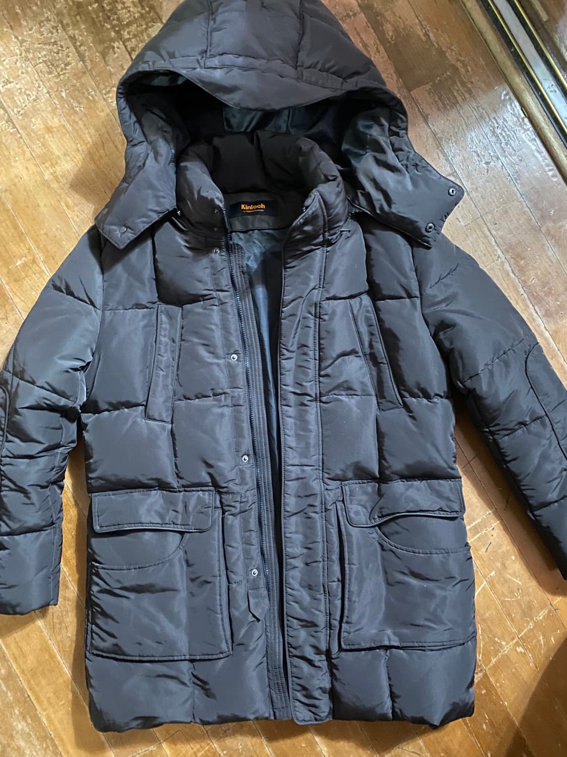 킨록앤더슨 다크 브라운 다운 패딩 110 (105추천) 상품이미지2