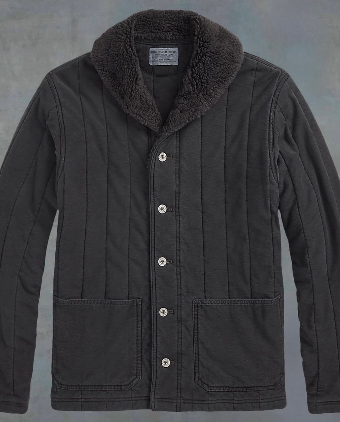 RRL 플리스 칼라 퀼트 저지 자켓 더블알엘 상품이미지1