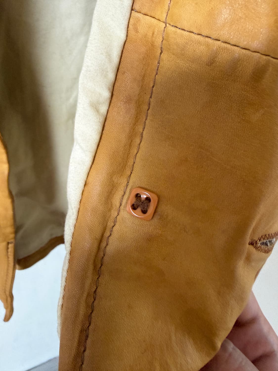 Diesel lambskin double breasted jacket 상품이미지5