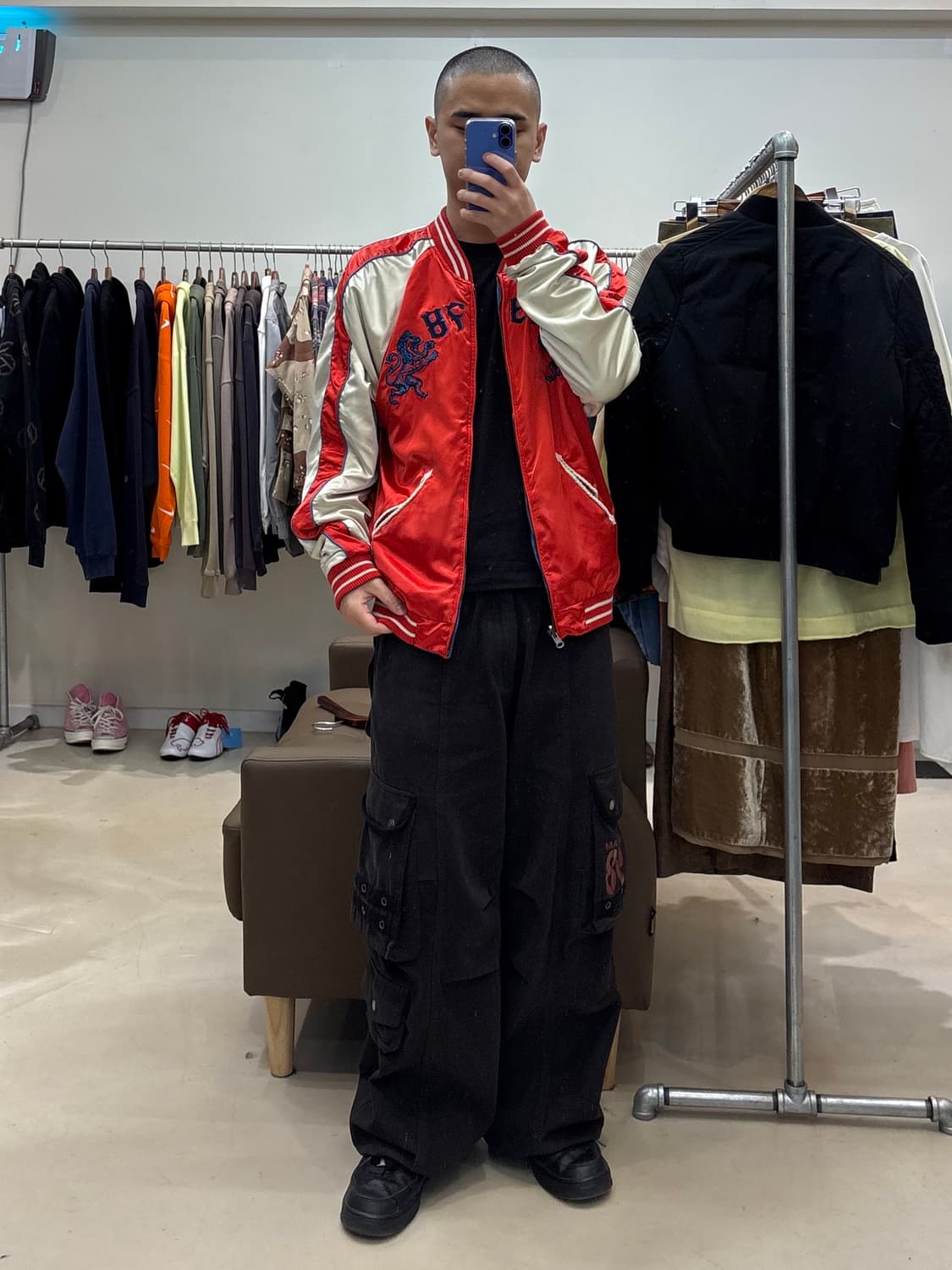 디젤 리버시블 스카잔 상품이미지5