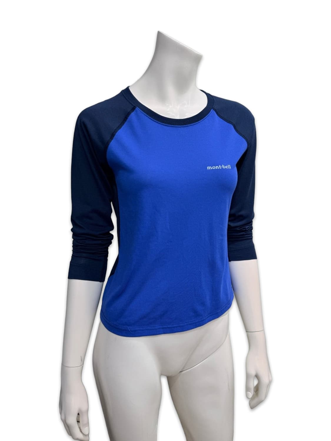 빈티지 Montbell 블루 나그랑 긴팔티 상품이미지5