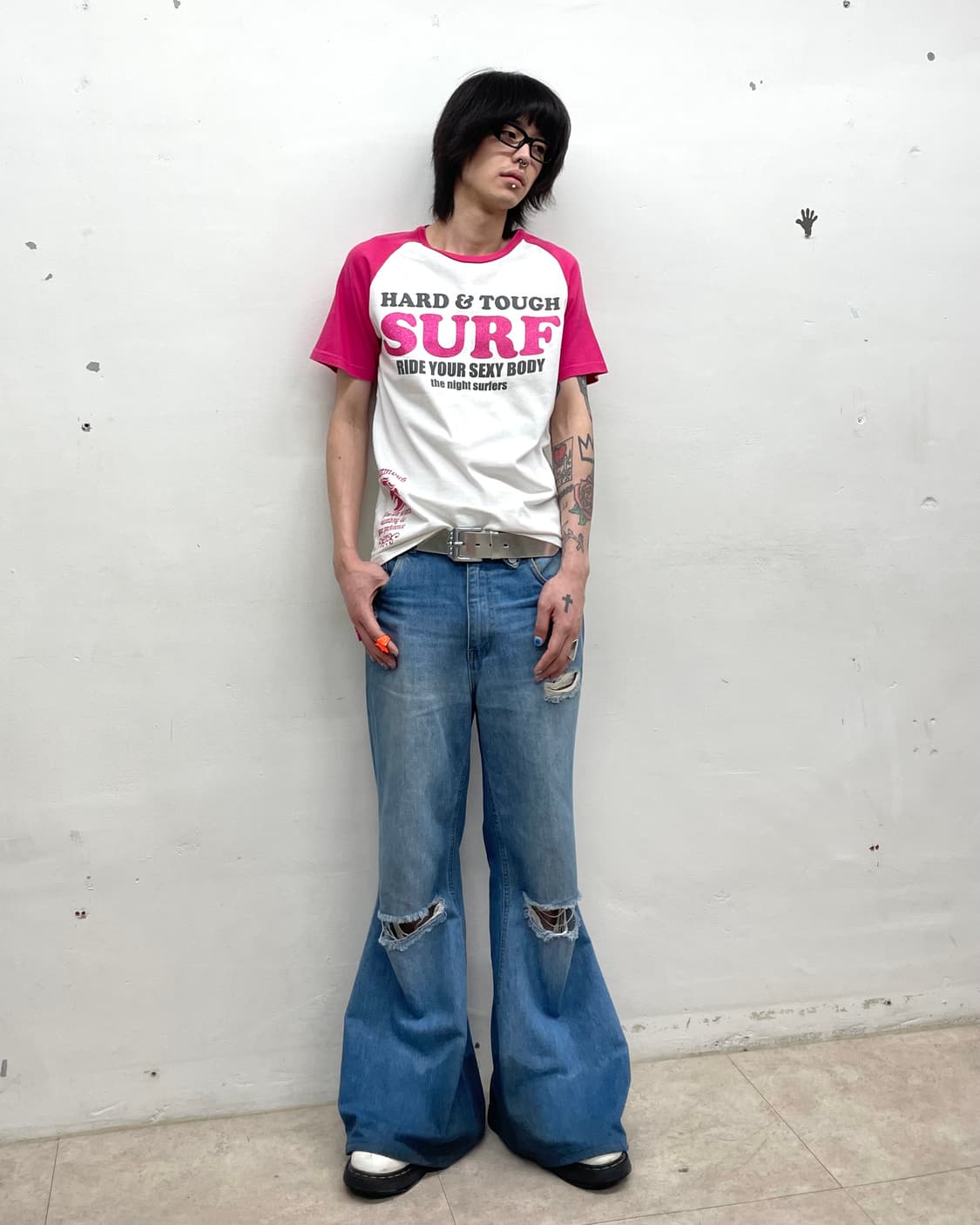 Glossy Pink Lettering T-Shirt  상품이미지8