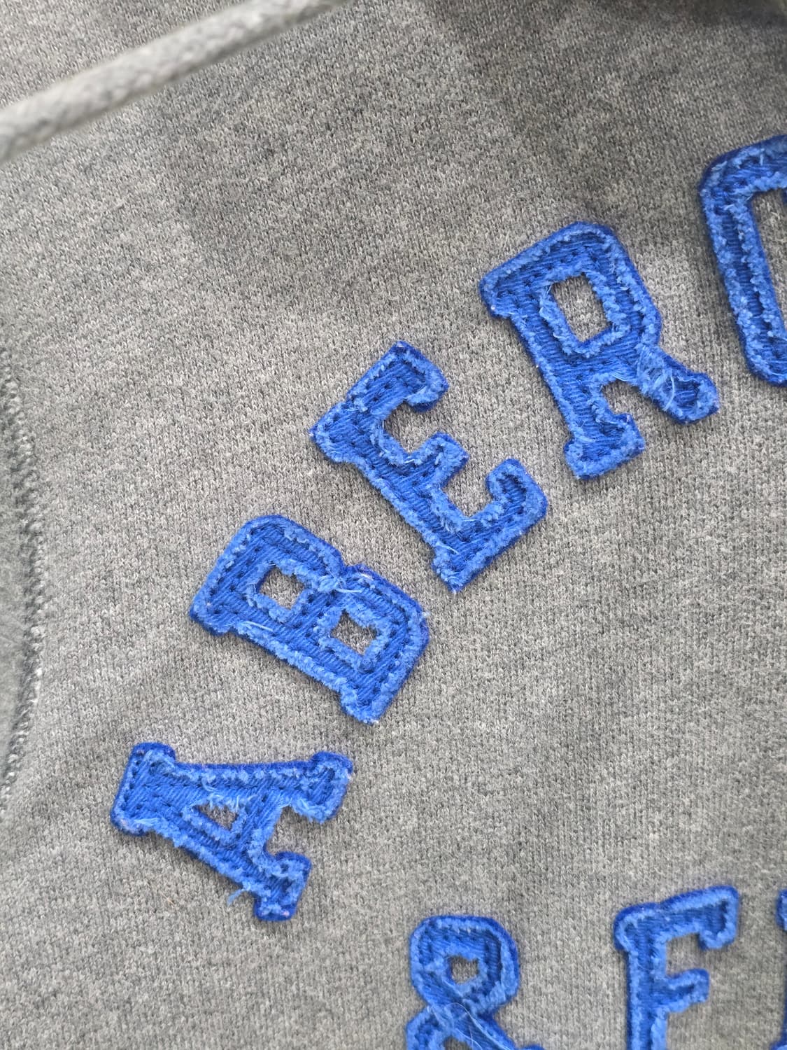 Y2K 아베크롬비 그레이 후드집업 상품이미지4