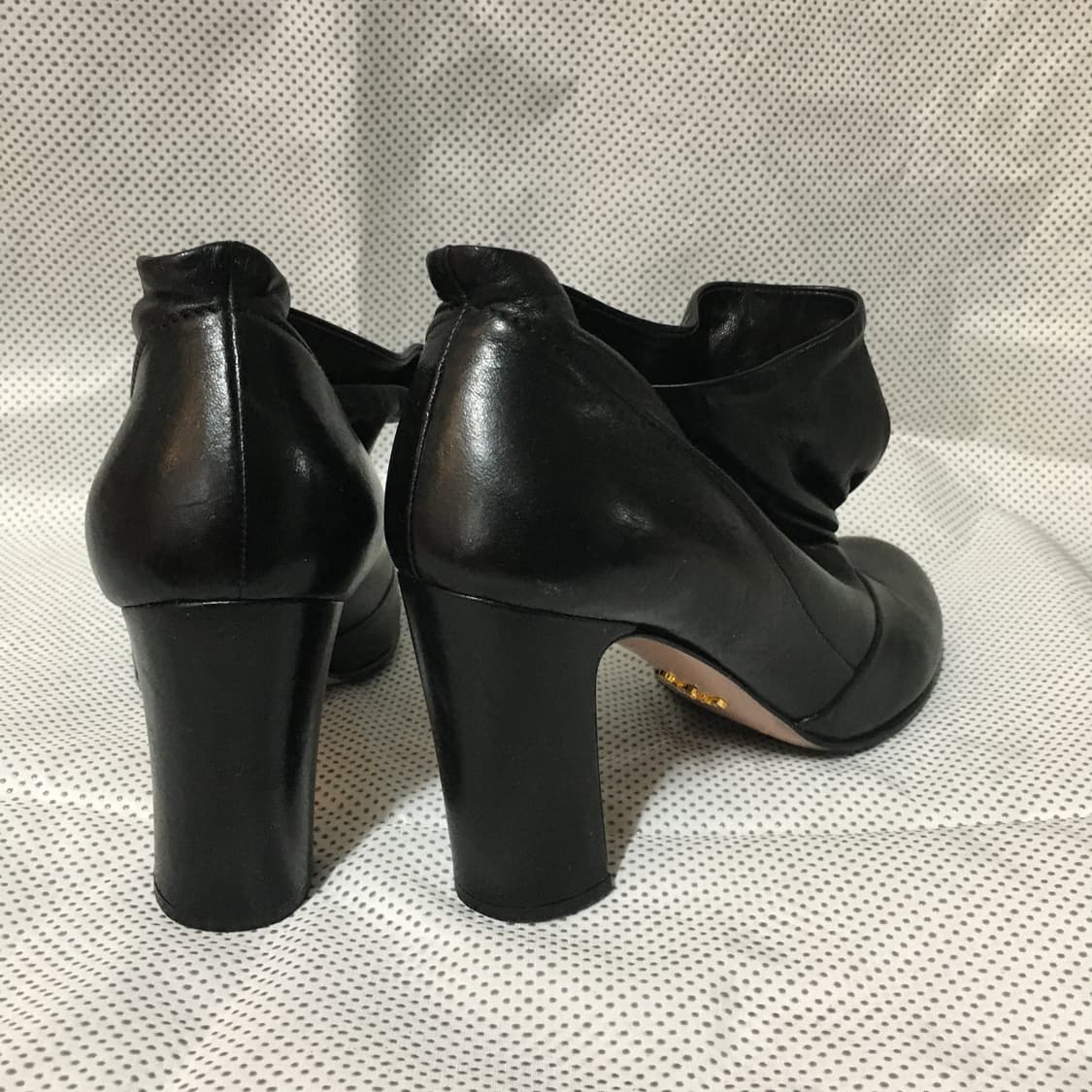 Prada black chunky high heels 상품이미지5