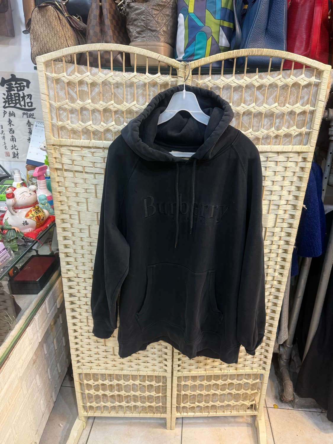 105-110 정품 버버리 자수로고 후드티 팝니다 상품이미지1