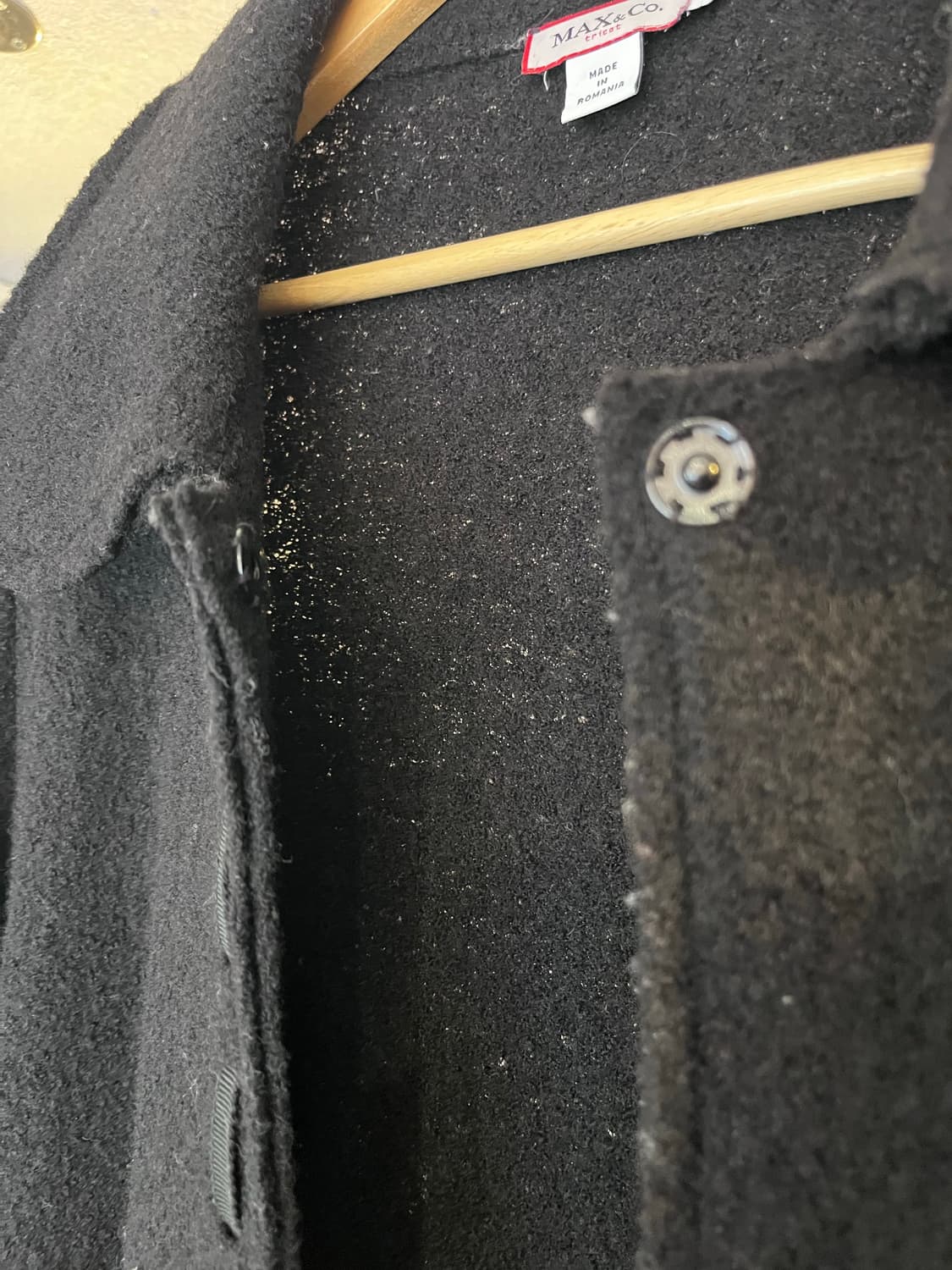 막스앤코 트리코트 벨티드 울 코트 상품이미지5