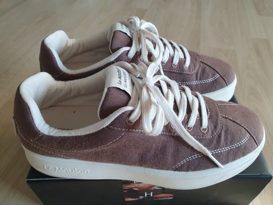 르무통 업 브라운 스니커즈 운동화 255mm 상품이미지4