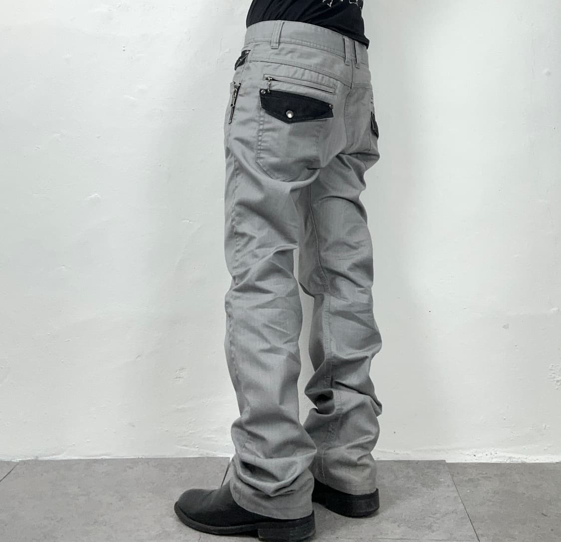 Technical Gray Herringbone Zip Pocket pa 상품이미지3