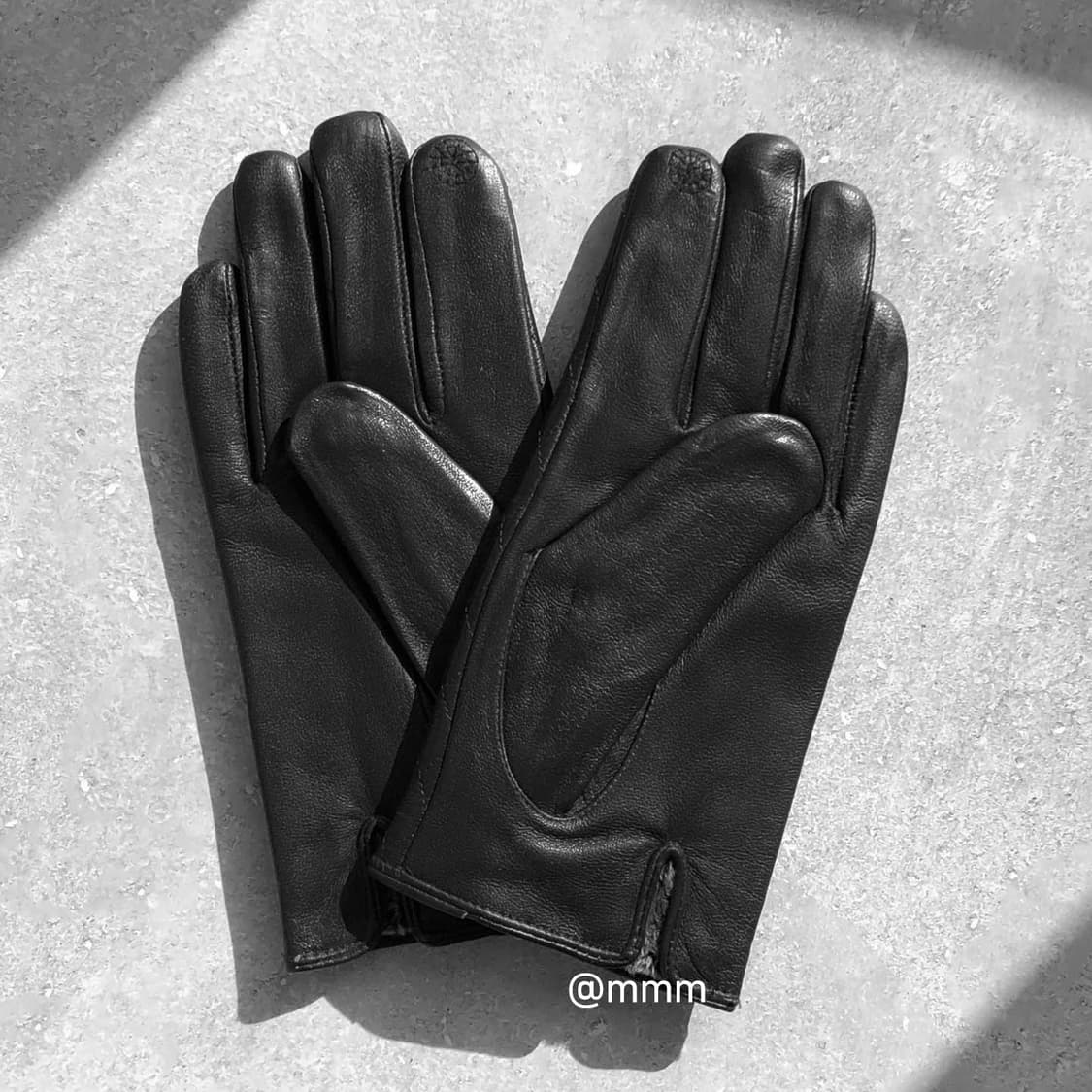 [Unisex] 스마트터치 퀼팅 가죽 장갑 상품이미지10