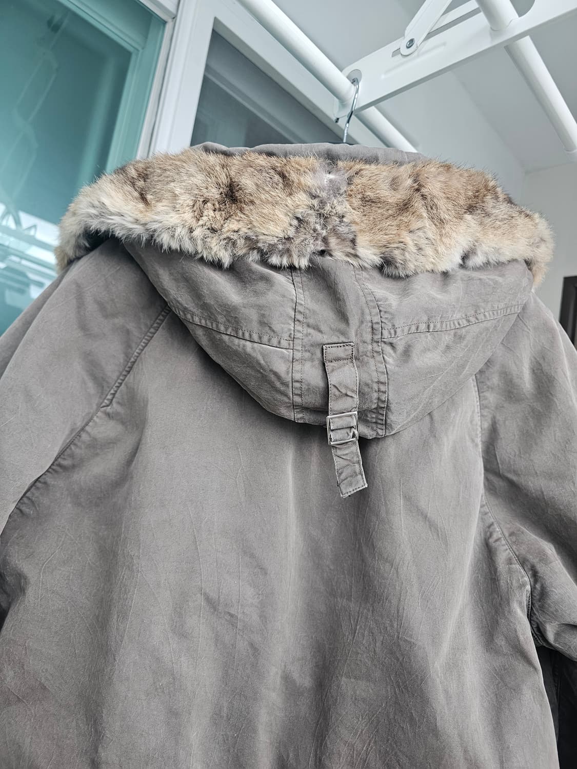 빈티지 아카이브!!씨피 CP 컴퍼니 카키 야상 자켓 팝니다 퍼자켓 상품이미지4