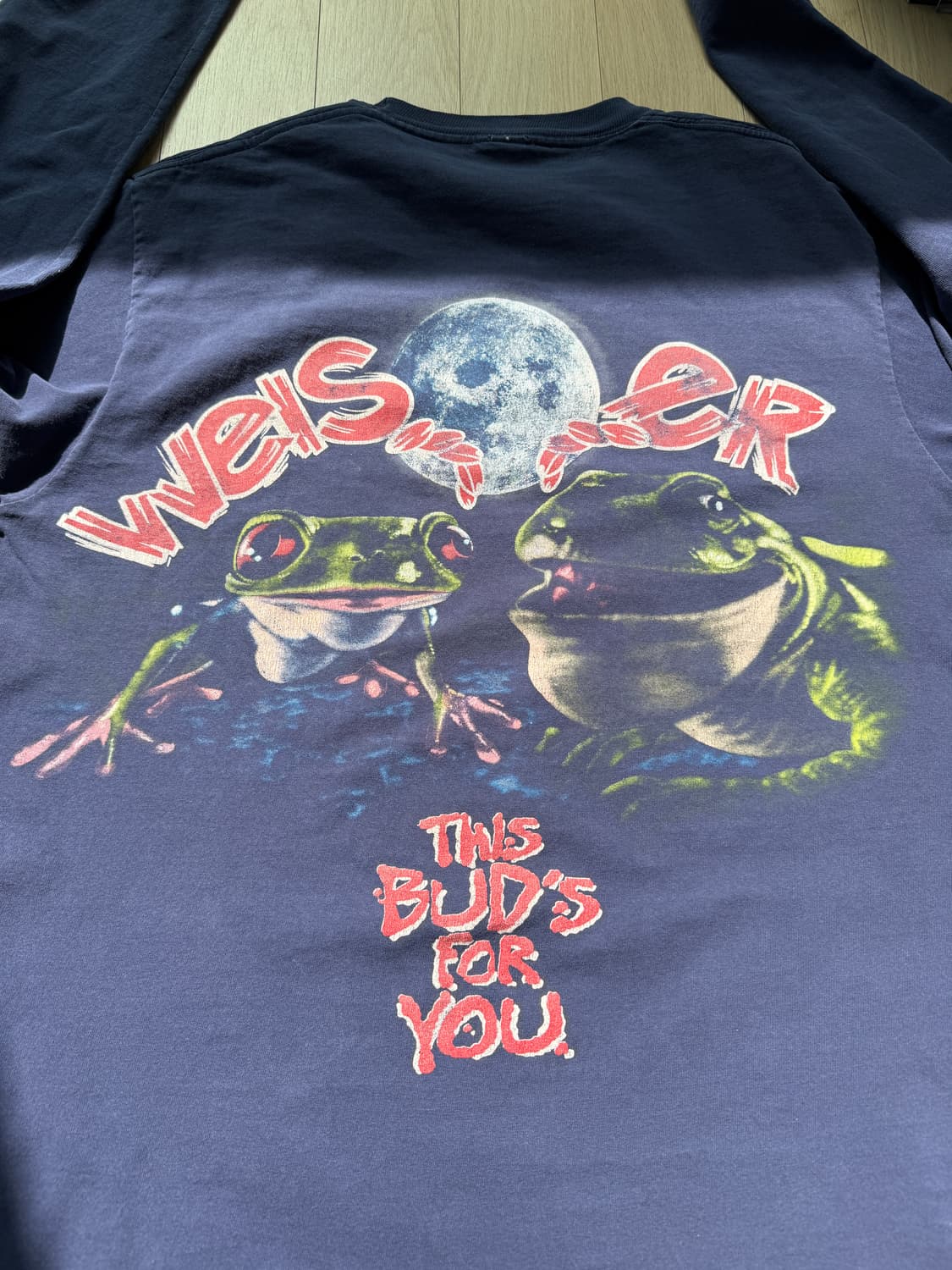 버드와이저 90s 프로그 빈티지 롱슬리브 티셔츠 상품이미지4