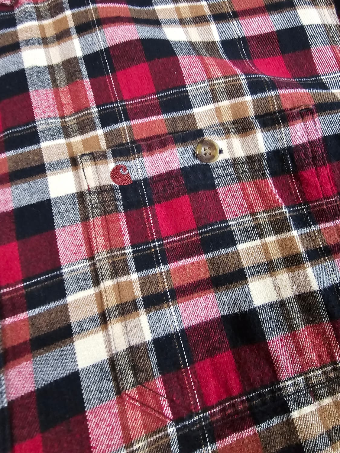 [XL] Carhartt 칼하트 빈티지 플란넬 체크 셔츠 자켓 레귤러핏 상품이미지2