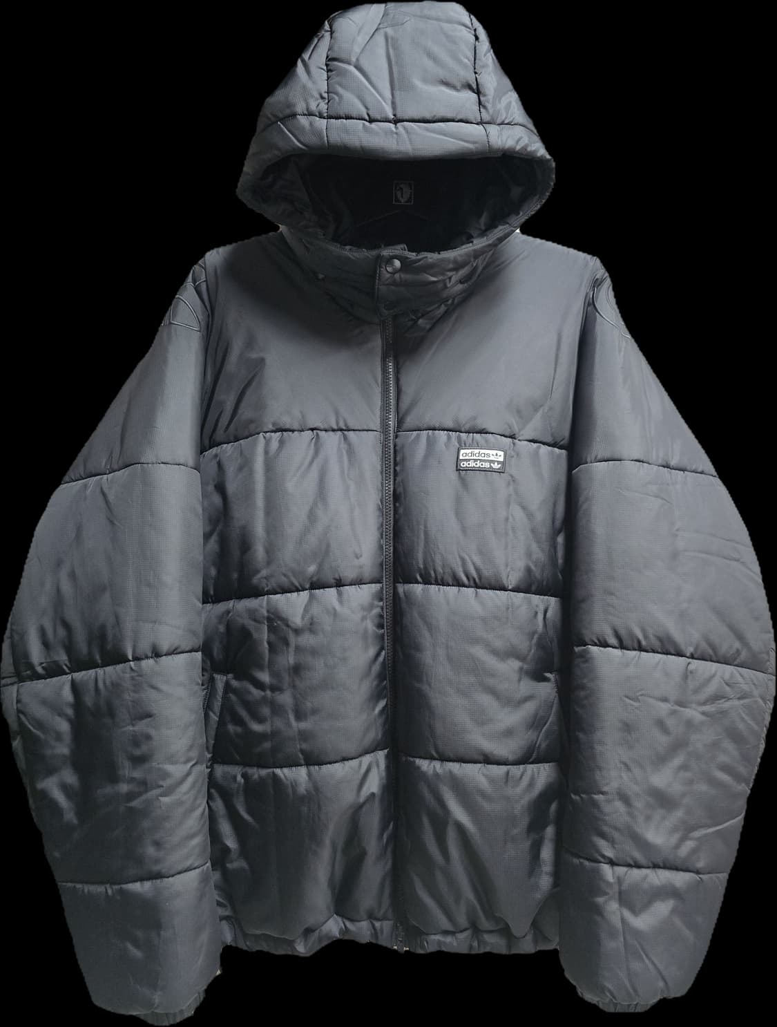 빅사이즈 아디다스 후드 패딩 점퍼 2XL 블랙 상품이미지1