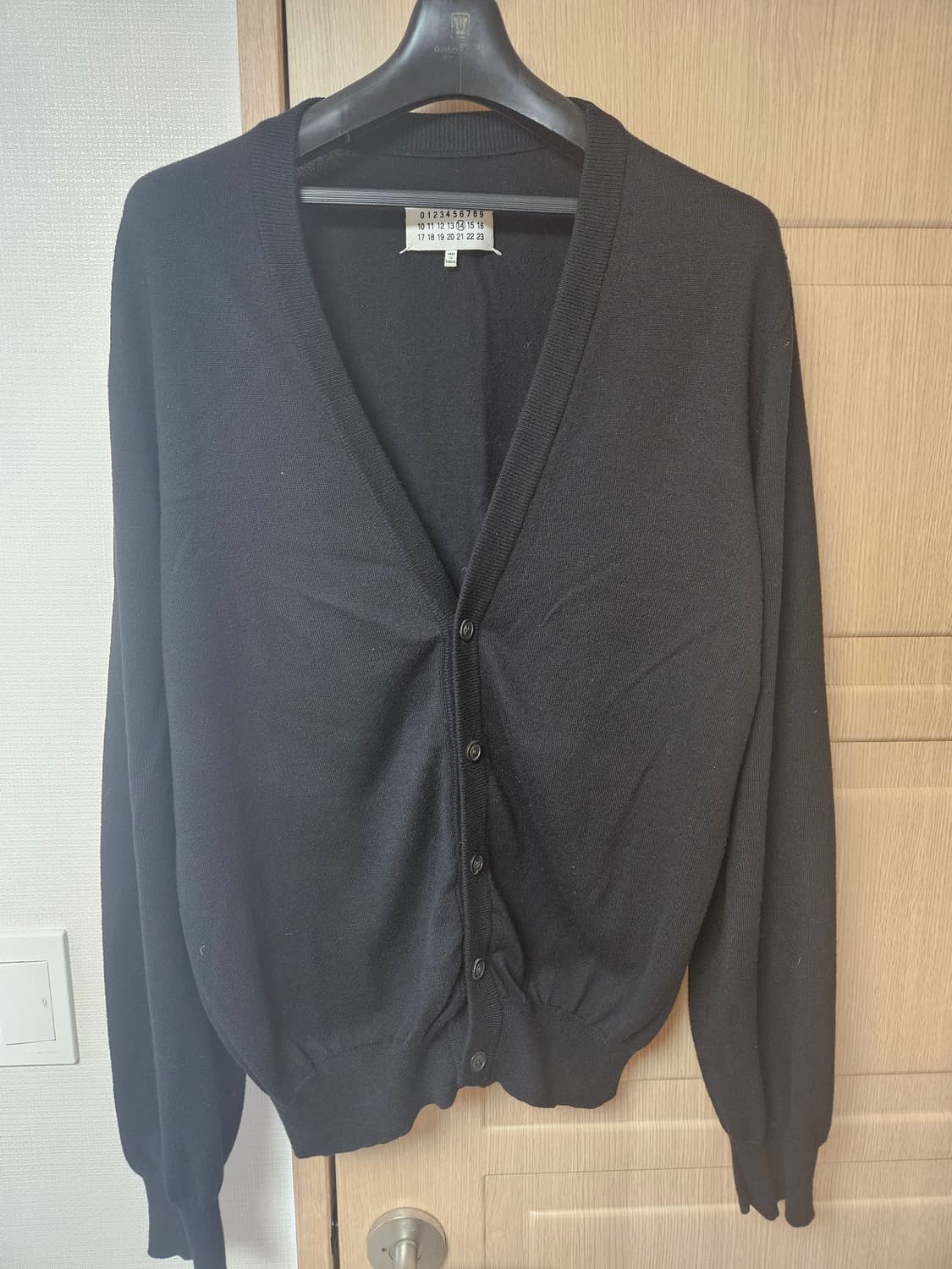 메종 마르지엘라 가디건 블랙 상품이미지1