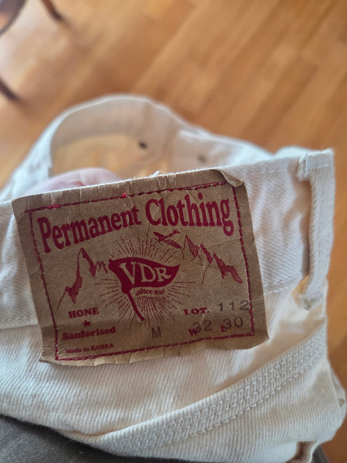 VDR 비디알 스핏파이어 112 크림 더블니 데님 M 32/30 상품이미지7