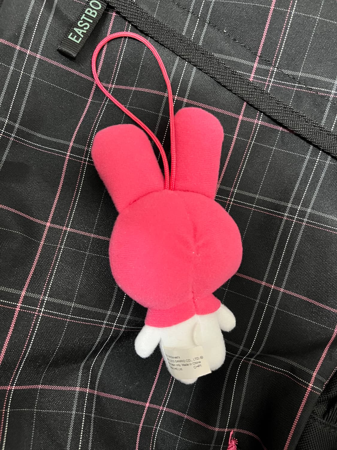 블랙핑크 체크패턴 백팩 + 마이멜로디 🎀 상품이미지3