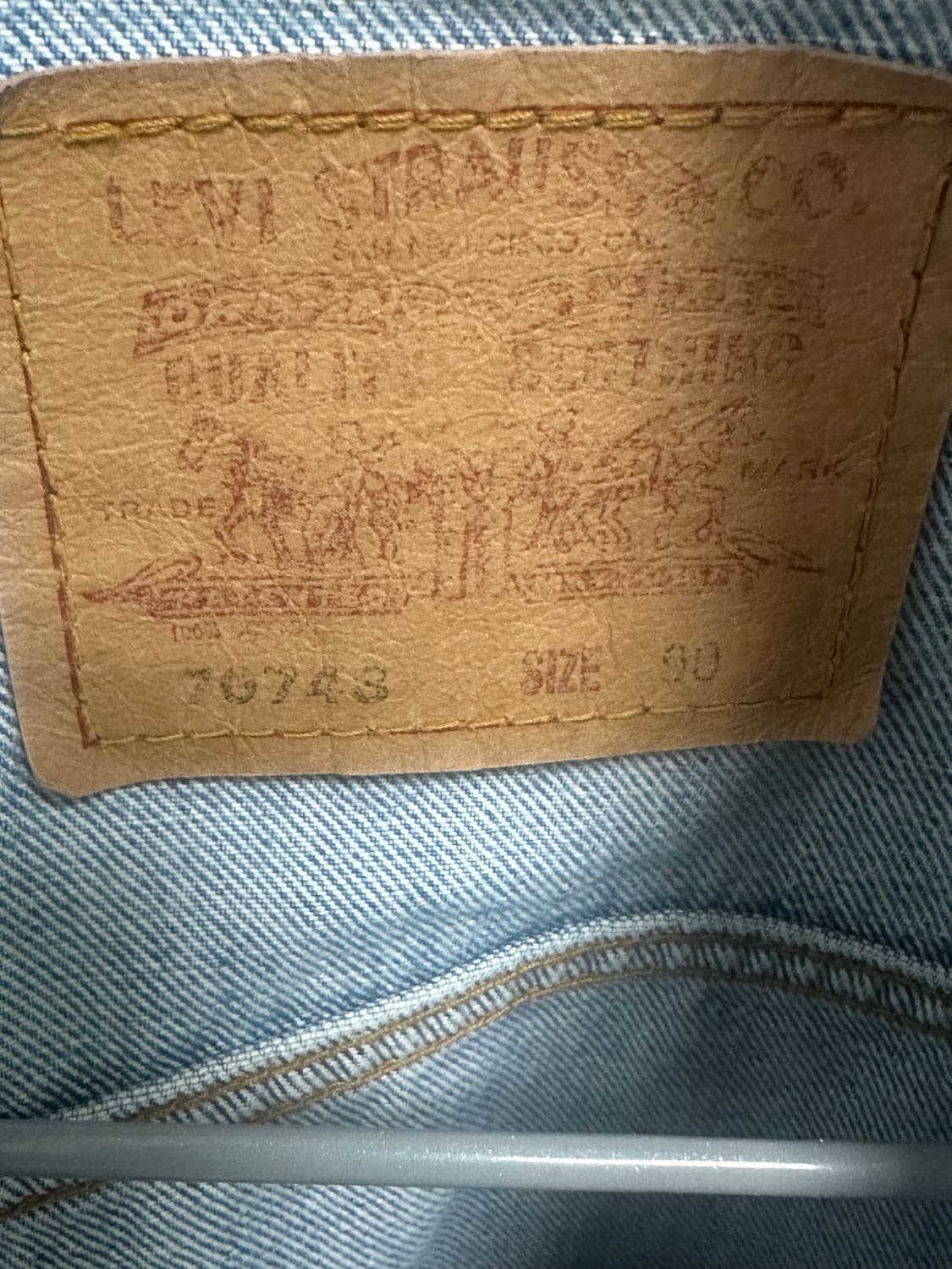 (90) 빈티지 리바이스 데님자켓 상품이미지3