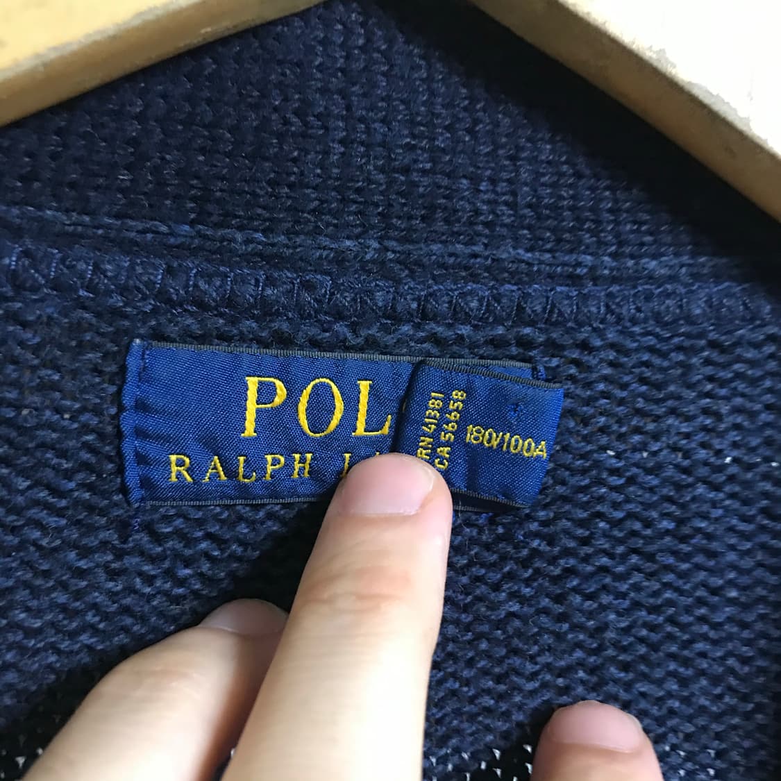 폴로 신형라인 레터맨 가디건 상품이미지4