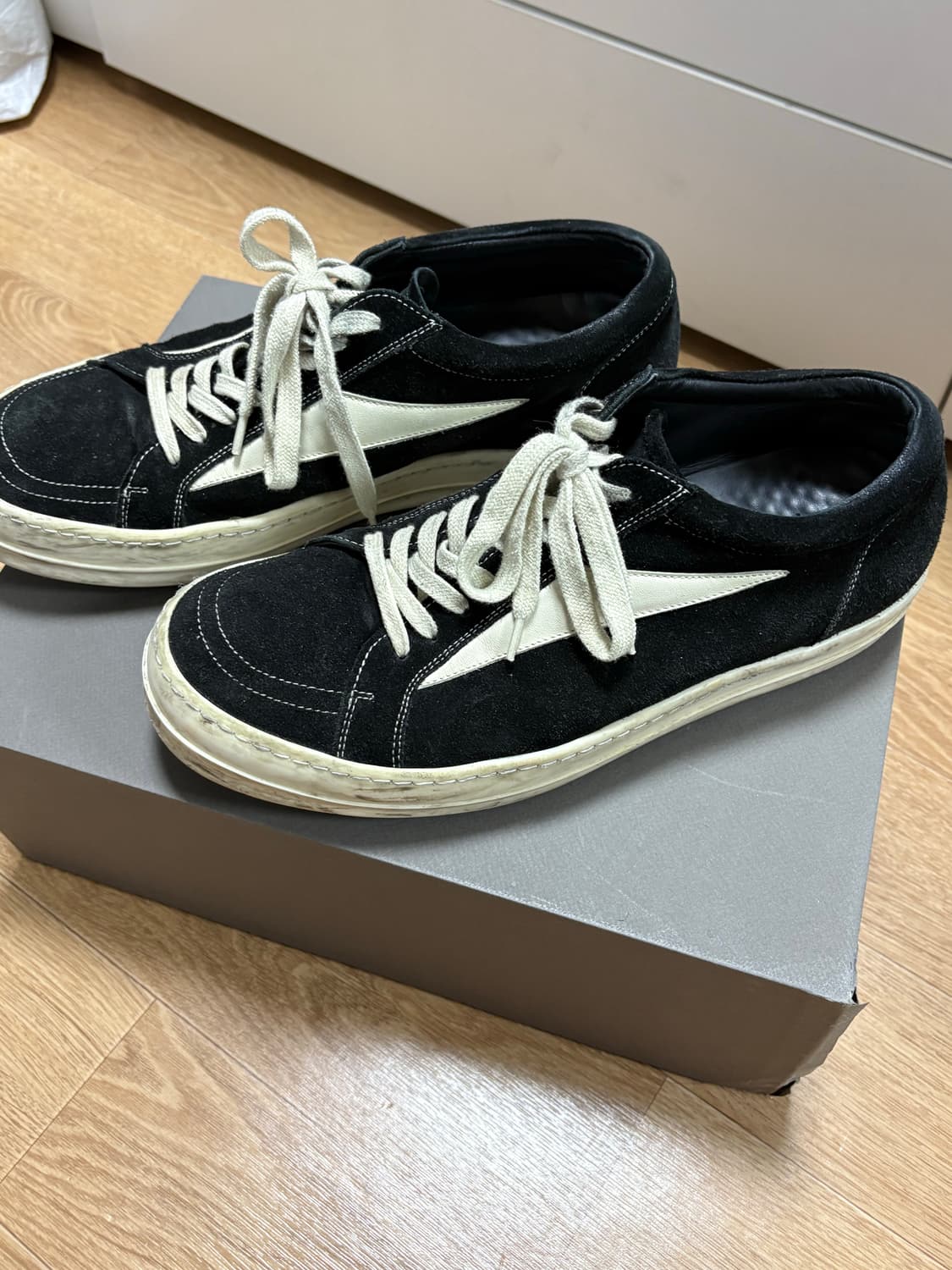 릭오웬스 반스 스웨이드 42 상품이미지1