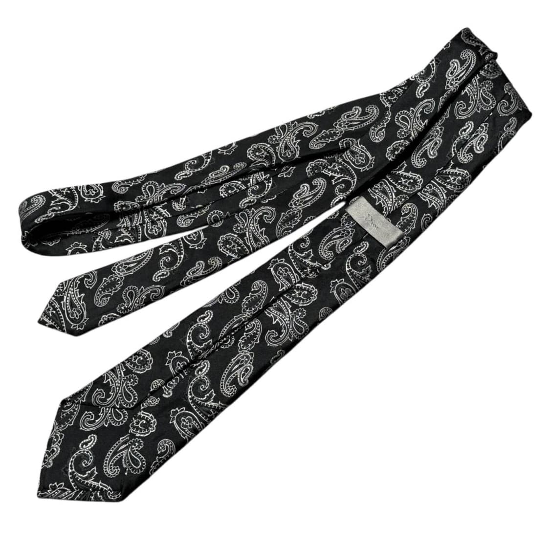 디올옴므 페이즐리 실크 넥타이 크리스반아쉐 상품이미지3