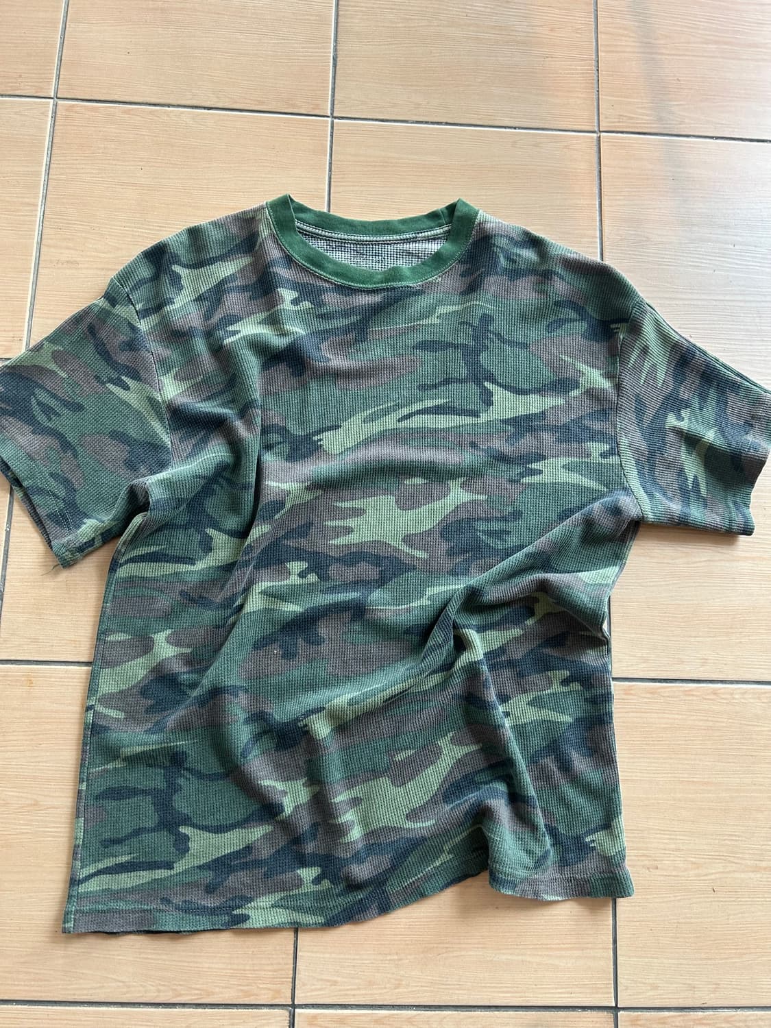 90’s Woodland camo waffle Tee 상품이미지1