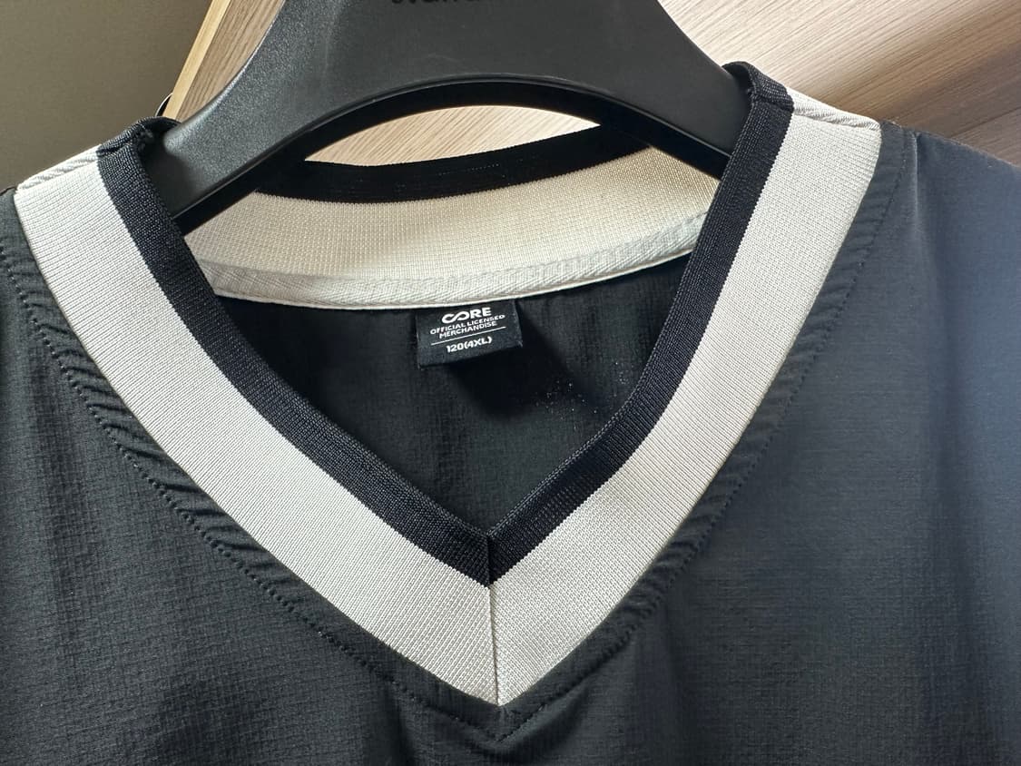 롯데자이언츠 클래식 클럽 맨투맨 바람막이 블랙 120 4XL 상품이미지3