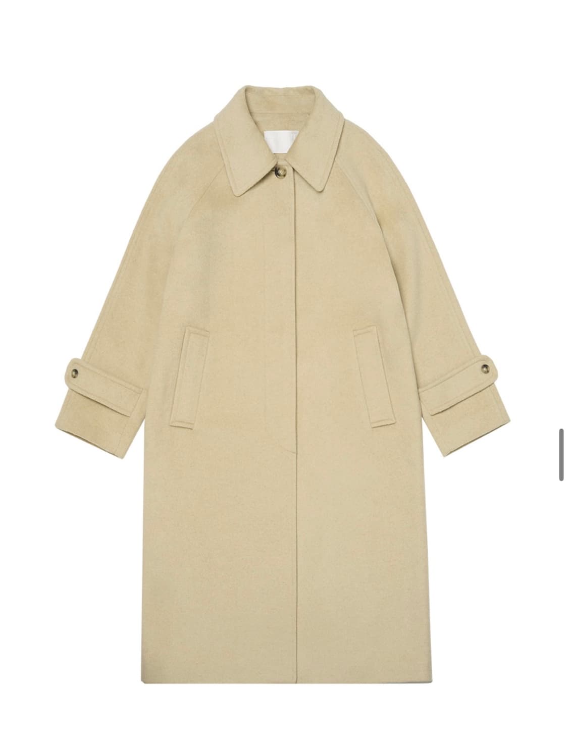 (새상품)(S) 드로우핏 우먼 소프트 캐시미어 싱글 발마칸 코트 상품이미지7